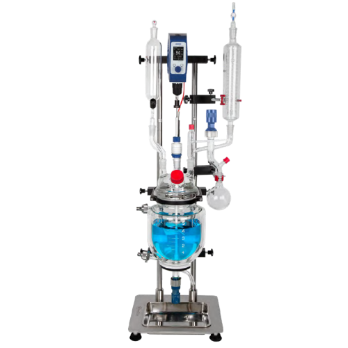 The Bench top reactor all-in-one jacketed 5000ml  Model: WRS-1501-06 Wiggens Germany